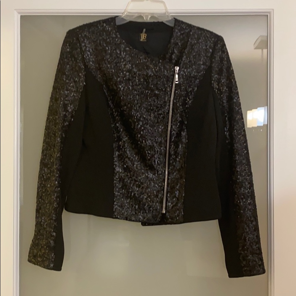Black blazer with sequins